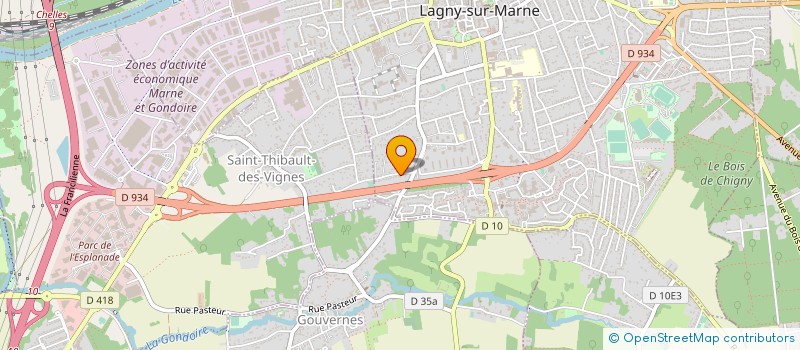 localisation de l'entreprise MONSIEUR GREGORY QUENNECART  SAINT-THIBAULT-DES-VIGNES