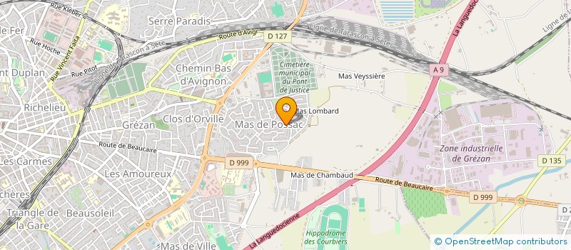 localisation de l'entreprise MONSIEUR GREGORY QUERON  NIMES