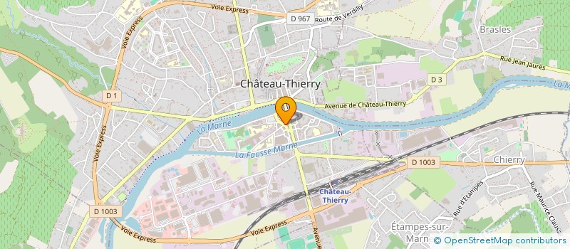 localisation de l'entreprise MONSIEUR GREGORY QUET  CHATEAU-THIERRY