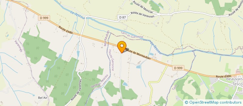 localisation de l'entreprise MONSIEUR GREGORY RACAUD  LE BORN