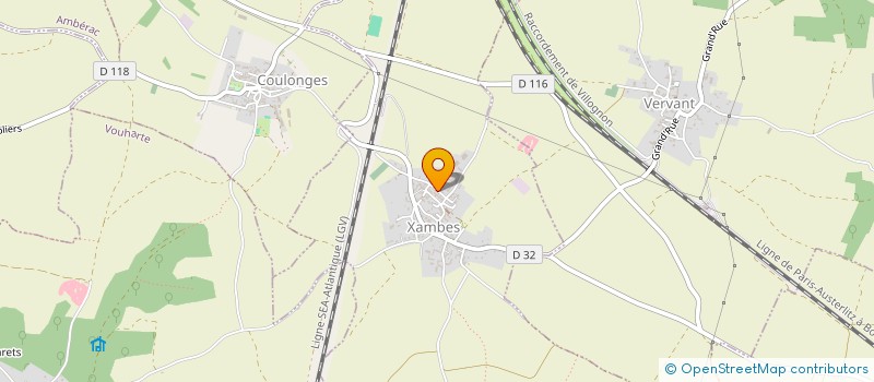 localisation de l'entreprise MONSIEUR GREGORY RACAUD à XAMBES