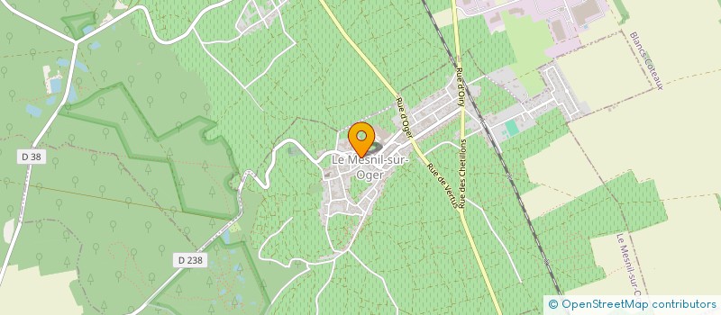 localisation de l'entreprise MONSIEUR GREGORY RADET  LE MESNIL-SUR-OGER