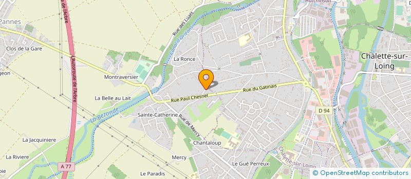 localisation de l'entreprise MONSIEUR GREGORY RAINNOUARD à PANNES
