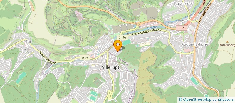 localisation de l'entreprise MONSIEUR GREGORY RASPOLLINI  AUDUN-LE-TICHE