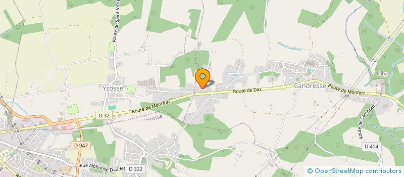 localisation de l'entreprise MONSIEUR GREGORY RASSINOUX  CANDRESSE