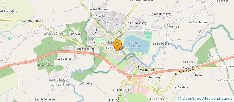 localisation de l'entreprise MONSIEUR GREGORY RAUBER à LE MELE-SUR-SARTHE
