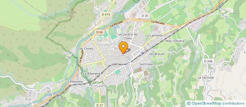 localisation de l'entreprise MONSIEUR GREGORY RAVEAU à PRADES
