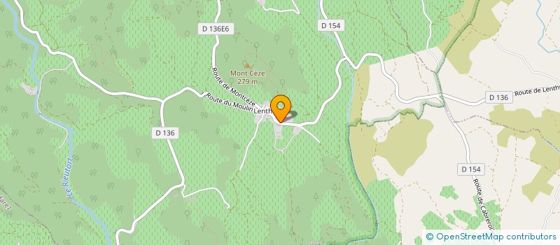 localisation de l'entreprise MONSIEUR GREGORY RAYMOND  CABREROLLES