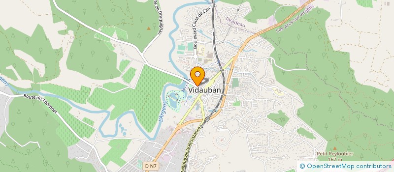 localisation de l'entreprise MONSIEUR GREGORY REMETTER  VIDAUBAN