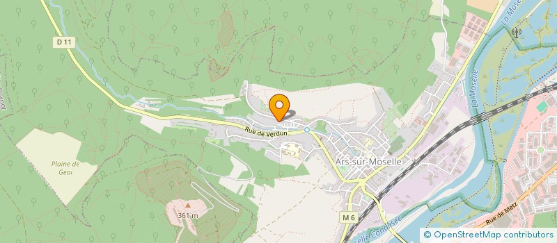 localisation de l'entreprise MONSIEUR GREGORY REMILLON  ARS-SUR-MOSELLE