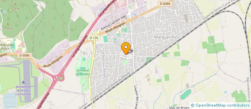 localisation de l'entreprise MONSIEUR GREGORY REMOND  MARGUERITTES