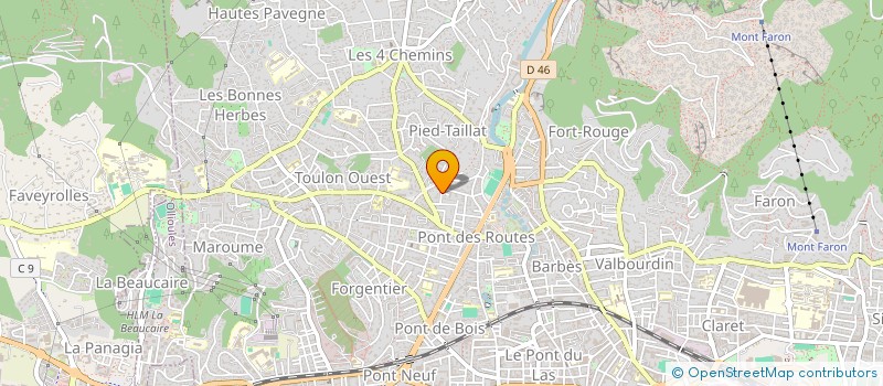 localisation de l'entreprise MONSIEUR GREGORY RENARD à CUERS