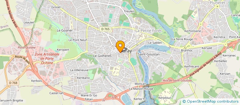 localisation de l'entreprise MONSIEUR GREGORY REYNES à AURAY
