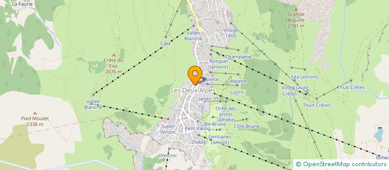 localisation de l'entreprise MONSIEUR GREGORY RIBOTTO  LES DEUX ALPES