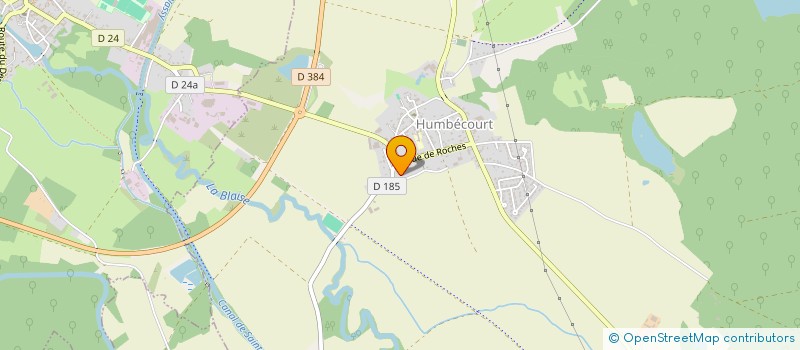 localisation de l'entreprise MONSIEUR GREGORY RICHELOT à HUMBECOURT