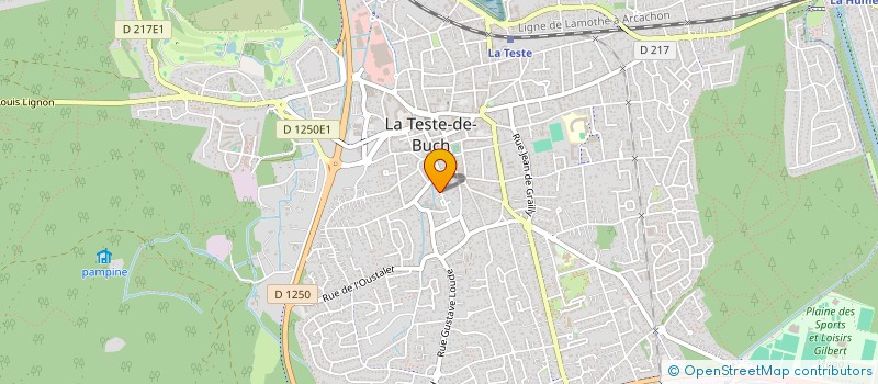 localisation de l'entreprise MONSIEUR GREGORY RICHET  LA TESTE-DE-BUCH