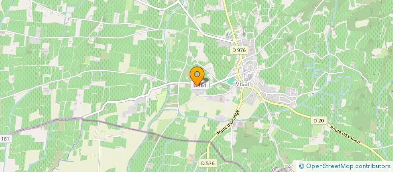 localisation de l'entreprise MONSIEUR GREGORY RINALDI  VISAN