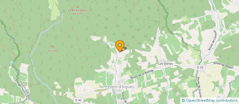 localisation de l'entreprise MONSIEUR GREGORY RIPERT  PEYPIN-D'AIGUES