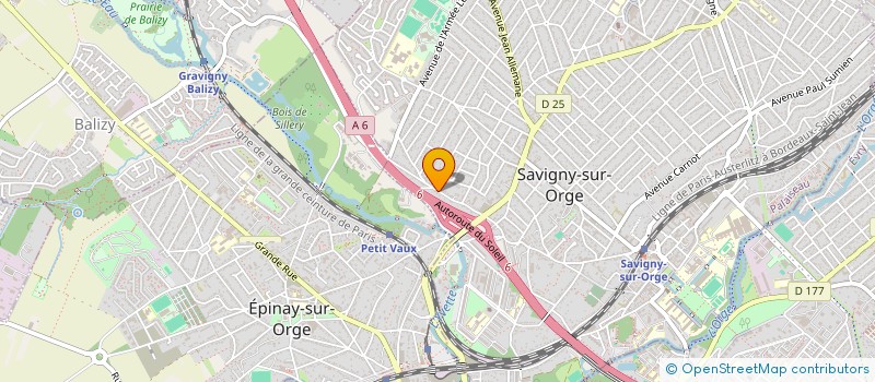 localisation de l'entreprise MONSIEUR GREGORY ROBBA à SAVIGNY-SUR-ORGE