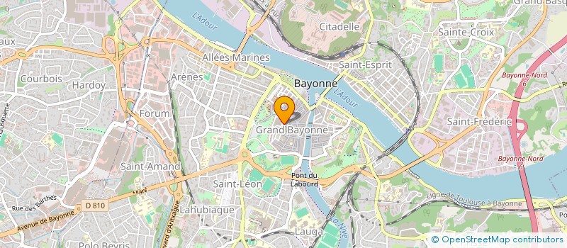 localisation de l'entreprise MONSIEUR GREGORY RODRIGO à BAYONNE