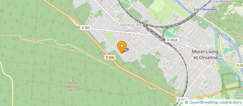 localisation de l'entreprise MONSIEUR GREGORY RODRIGUE  MORET-LOING-ET-ORVANNE