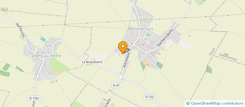 localisation de l'entreprise MONSIEUR GREGORY ROGER à MONCHECOURT