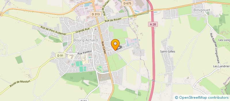 localisation de l'entreprise MONSIEUR GREGORY ROGER JEA PI DOLO  BOURG-ACHARD