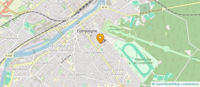 localisation de l'entreprise MONSIEUR GREGORY ROSE à COMPIEGNE