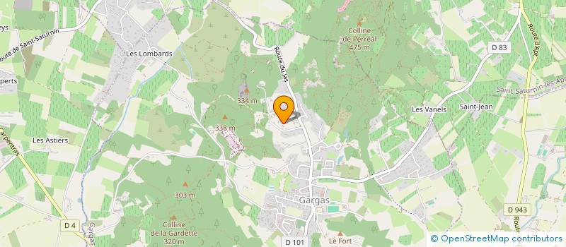 localisation de l'entreprise MONSIEUR GREGORY ROSSI  GARGAS