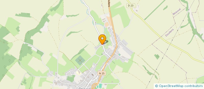 localisation de l'entreprise MONSIEUR GREGORY ROUCOU  BEAUVAL