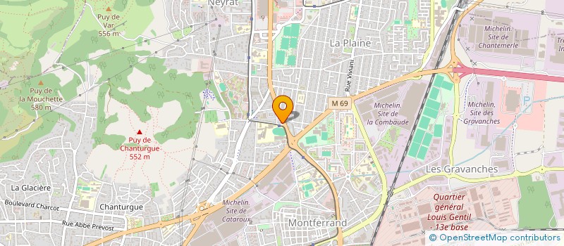 localisation de l'entreprise MONSIEUR GREGORY ROURE  CLERMONT-FERRAND