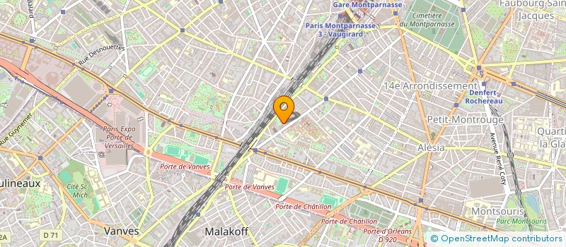 localisation de l'entreprise MONSIEUR GREGORY ROUSSEAU  PARIS