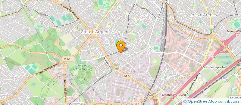 localisation de l'entreprise MONSIEUR GREGORY RUELLE à MONTPELLIER