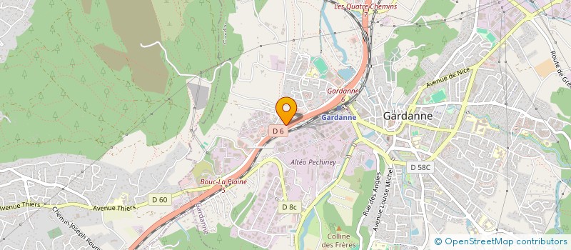 localisation de l'entreprise MONSIEUR GREGORY RUIZ à GARDANNE