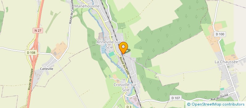 localisation de l'entreprise MONSIEUR GREGORY RUQUOIS  ANNEVILLE-SUR-SCIE