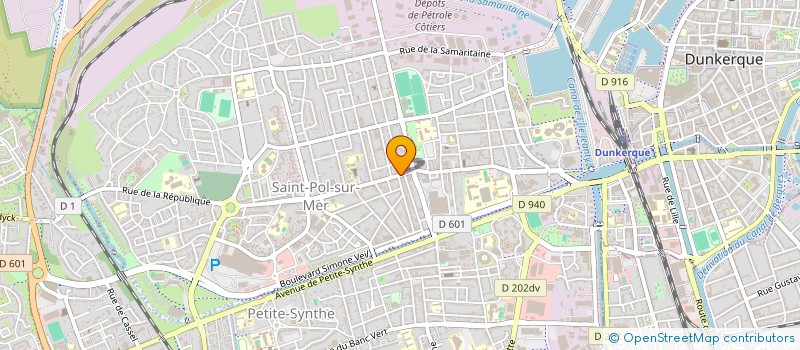 localisation de l'entreprise MONSIEUR GREGORY RUYSSEN à DUNKERQUE