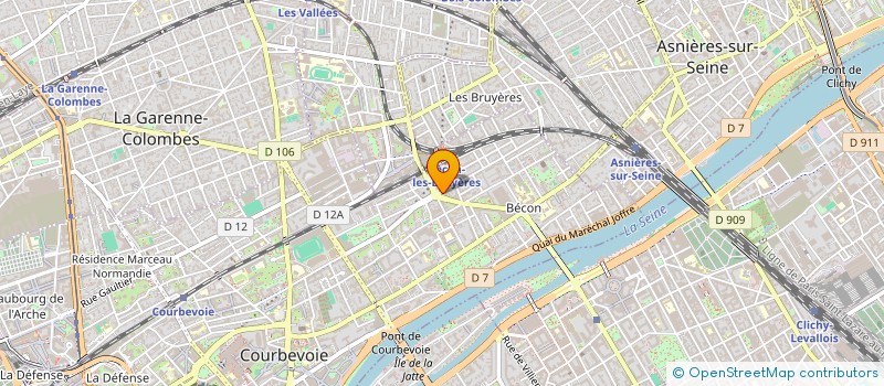 localisation de l'entreprise MONSIEUR GREGORY SACCOL à COURBEVOIE