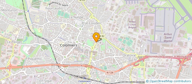 localisation de l'entreprise MONSIEUR GREGORY SALIBA à COLOMIERS