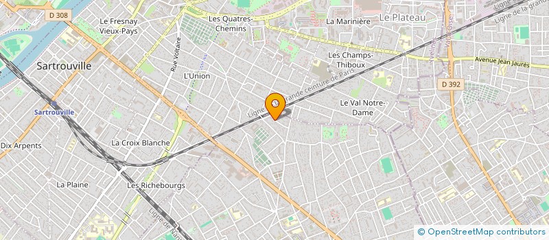 localisation de l'entreprise MONSIEUR GREGORY SAMBA  HOUILLES