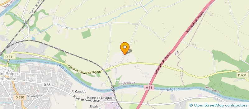 localisation de l'entreprise MONSIEUR GREGORY SANTOUL  COUFOULEUX