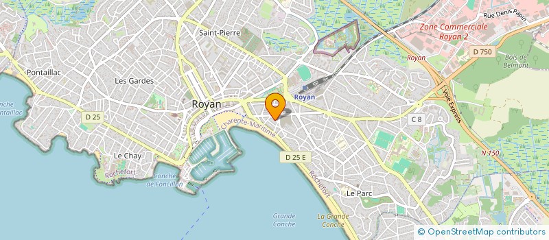 localisation de l'entreprise MONSIEUR GREGORY SARRA  ROYAN