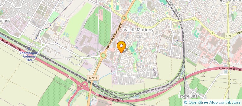 localisation de l'entreprise MONSIEUR GREGORY SAUFFROY  REIMS