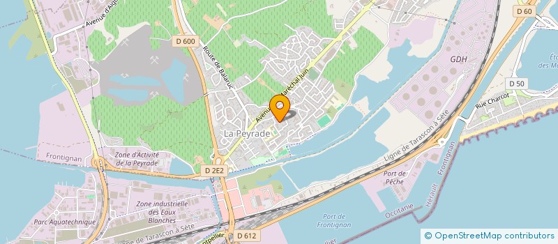 localisation de l'entreprise MONSIEUR GREGORY SCOTTO-LOMASSESE à FRONTIGNAN