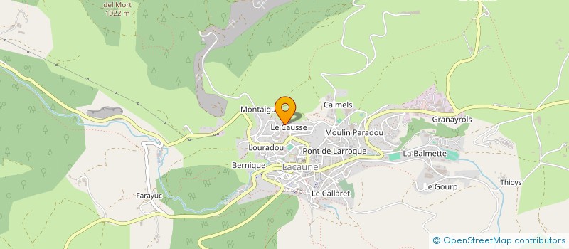 localisation de l'entreprise MONSIEUR GREGORY SEBE  LACAUNE