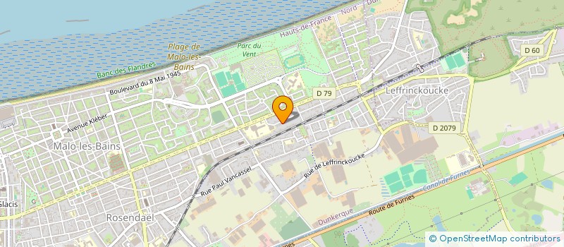 localisation de l'entreprise MONSIEUR GREGORY SEZILLE à DUNKERQUE