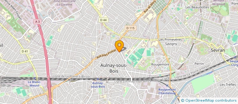localisation de l'entreprise MONSIEUR GREGORY SHEIKBOUDHOU à AULNAY-SOUS-BOIS