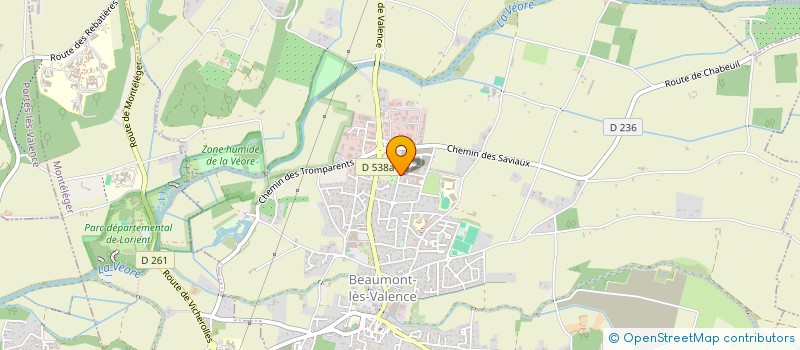 localisation de l'entreprise MONSIEUR GREGORY SICARD  BEAUMONT-LES-VALENCE