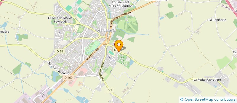 localisation de l'entreprise MONSIEUR GREGORY SICARD  ESSARTS-EN-BOCAGE