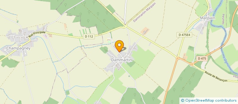 localisation de l'entreprise MONSIEUR GREGORY SIMIONATO  DAMMARTIN-MARPAIN