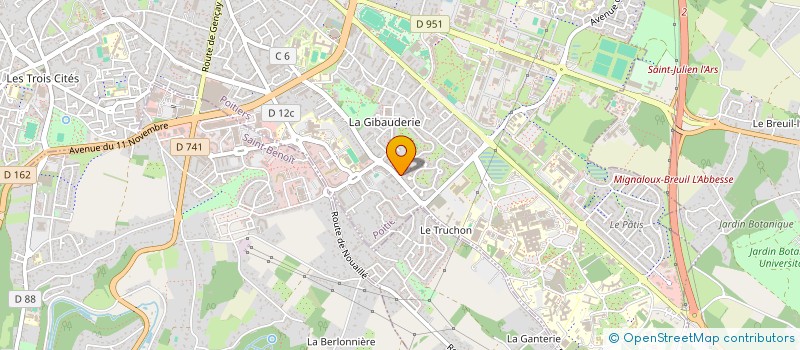 localisation de l'entreprise MONSIEUR GREGORY SIROT à POITIERS